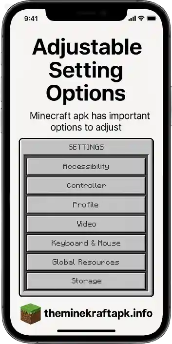 Adjustable Setting Options