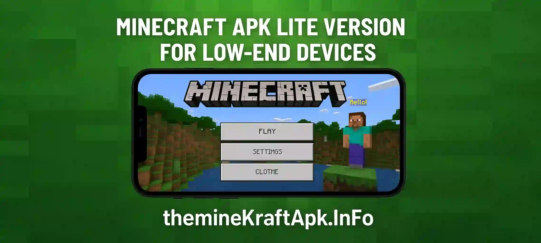 Minecraft APK Lite Version for Low-End Devices