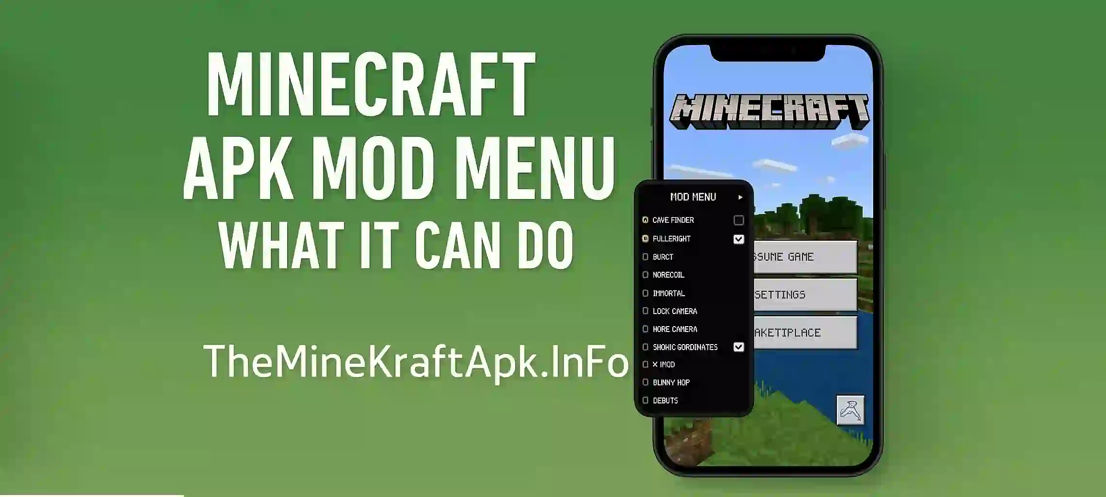 Minecraft APK Mod Menu – What It Can Do