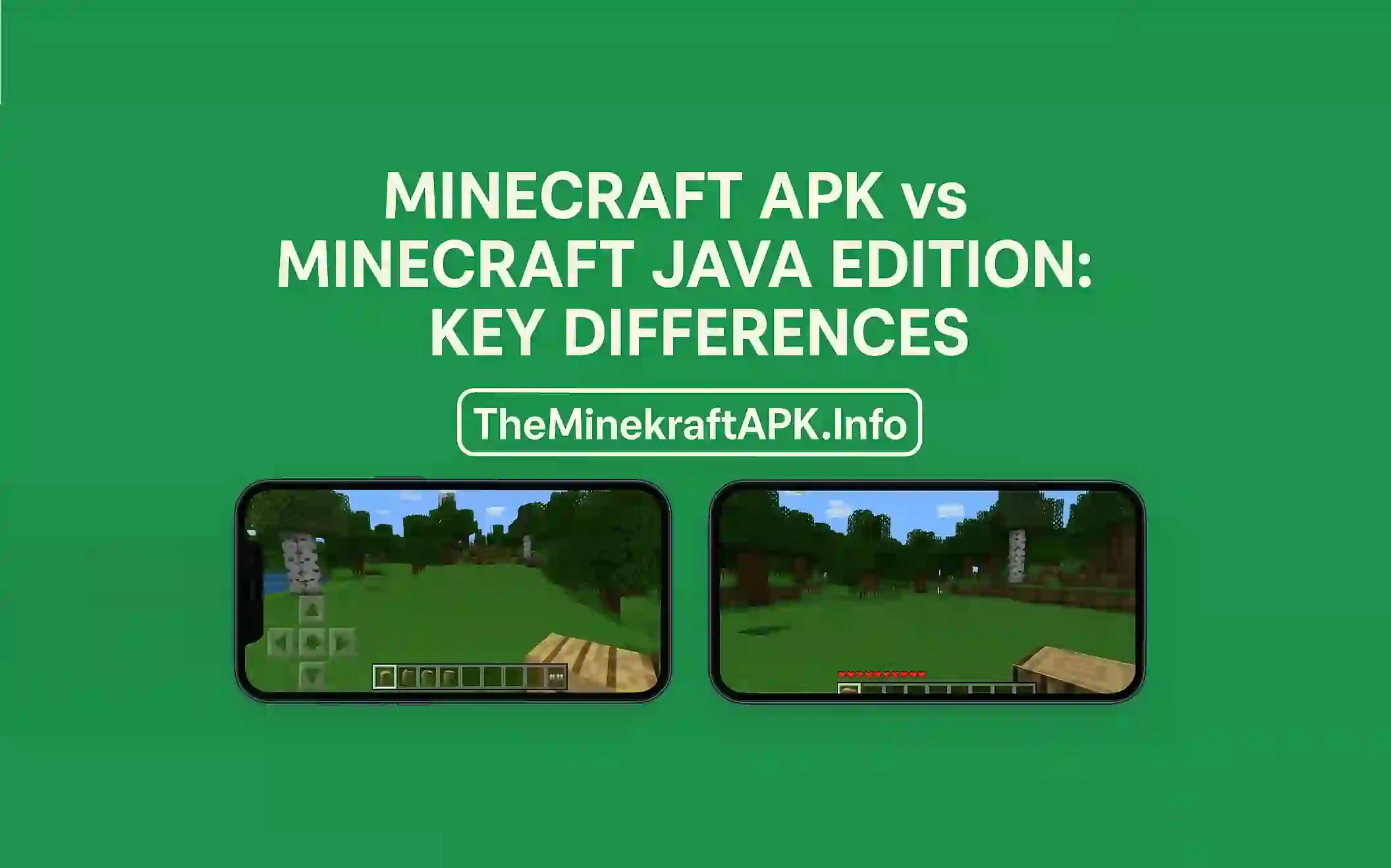 Minecraft APK vs Minecraft Java Edition: Key Differences